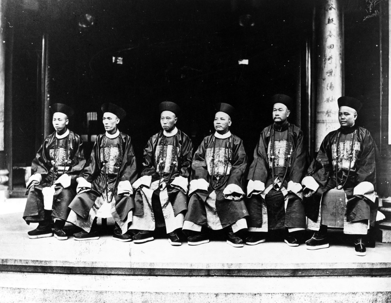 kinesiske mandariner, ca. 1875 av European Photographer