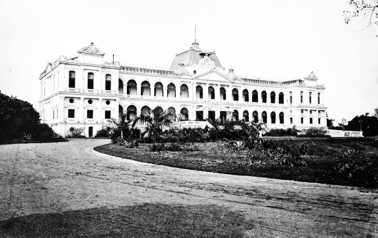 Government House, Saigon, ca. 1870-tallet av European Photographer