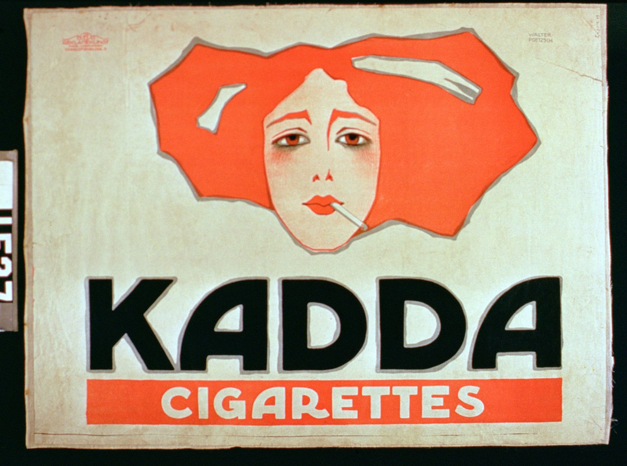 Annonse for Kadda-sigaretter av European School