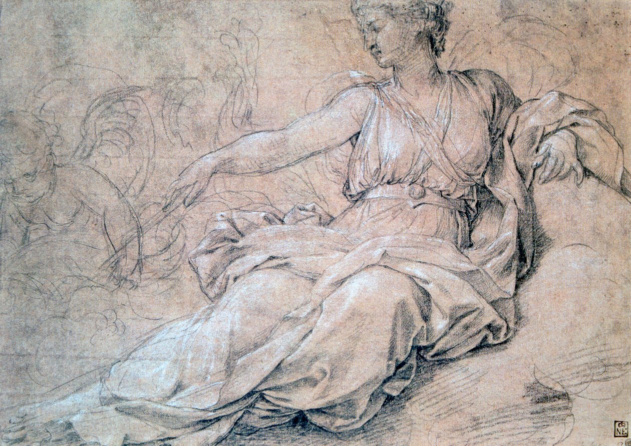 Juno og Kartago, c1636-1655 av Eustache Le Sueur