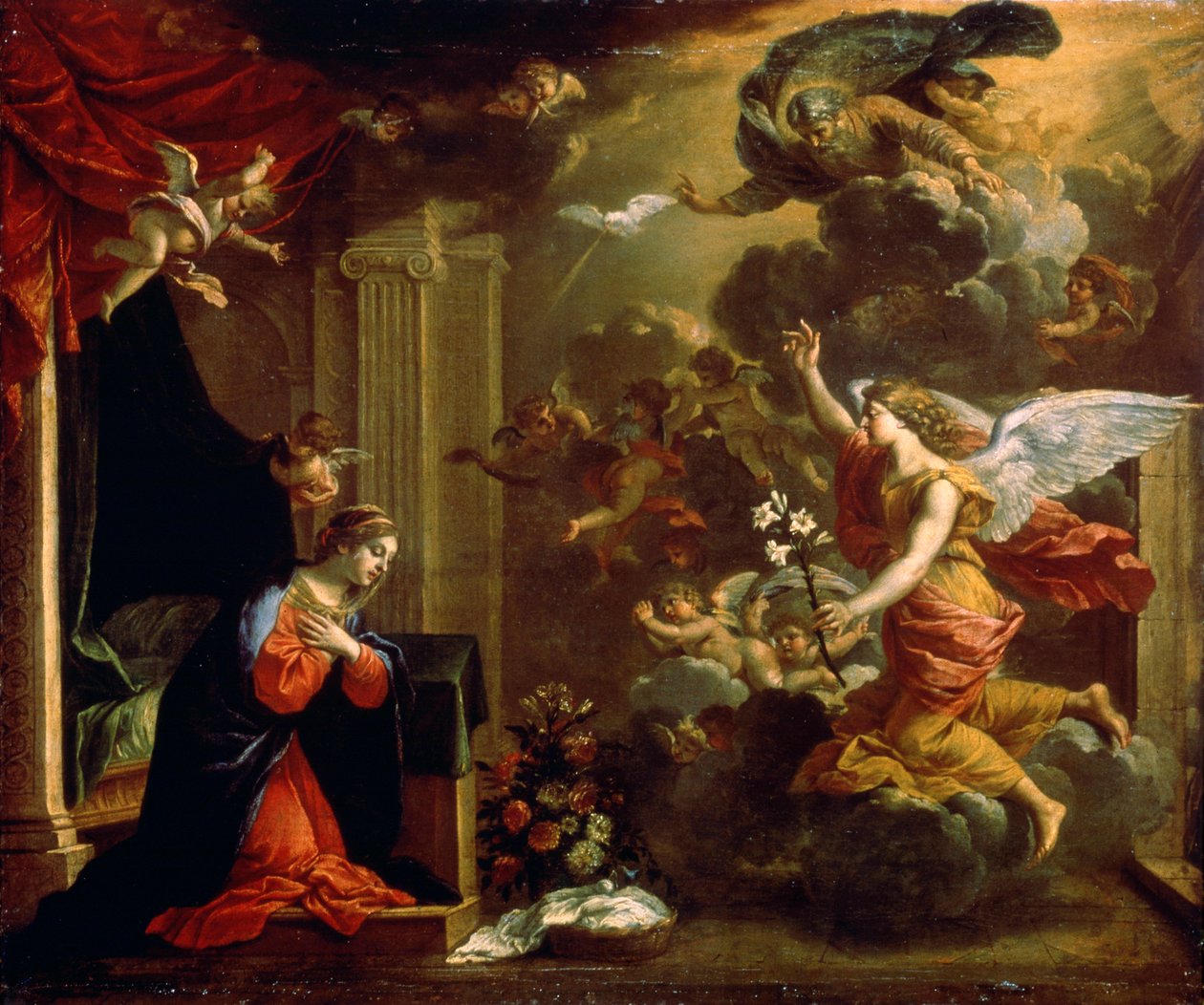 Bebudelsen, 1600-tallet. av Eustache Le Sueur