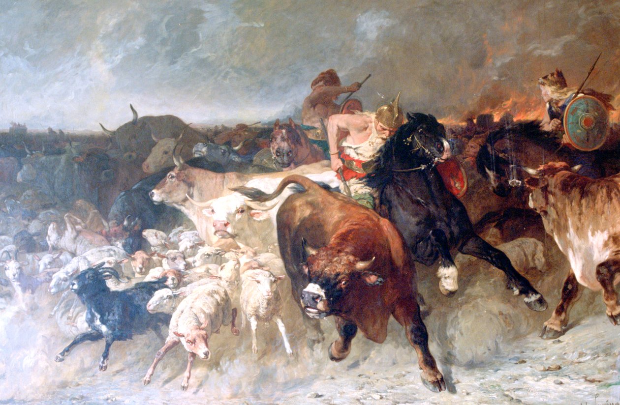 Plyndrer, 1867 av Evariste Vital Luminais