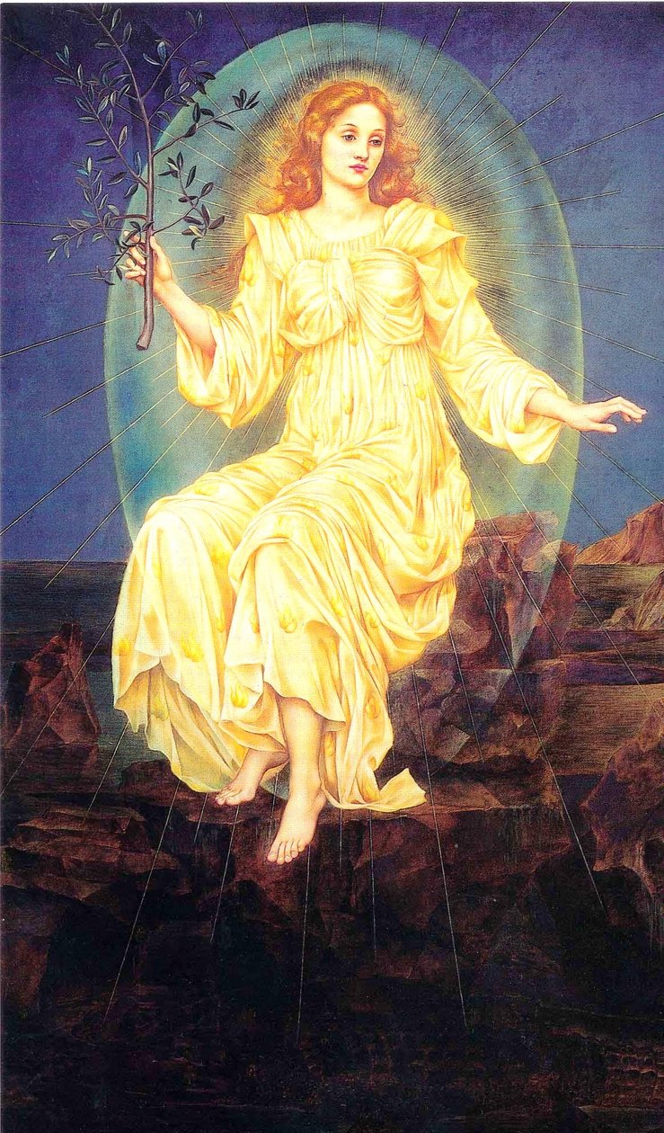 Lux i Tenebris av Evelyn De Morgan