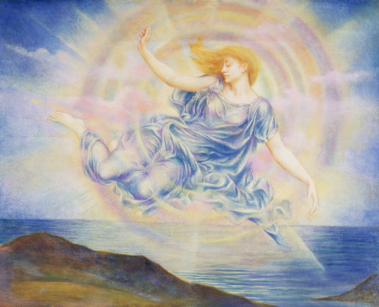 Kveldsstjerne over havet av Evelyn De Morgan