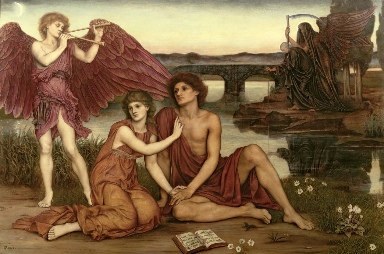 Kjærligheten går over, 1883-84 av Evelyn De Morgan