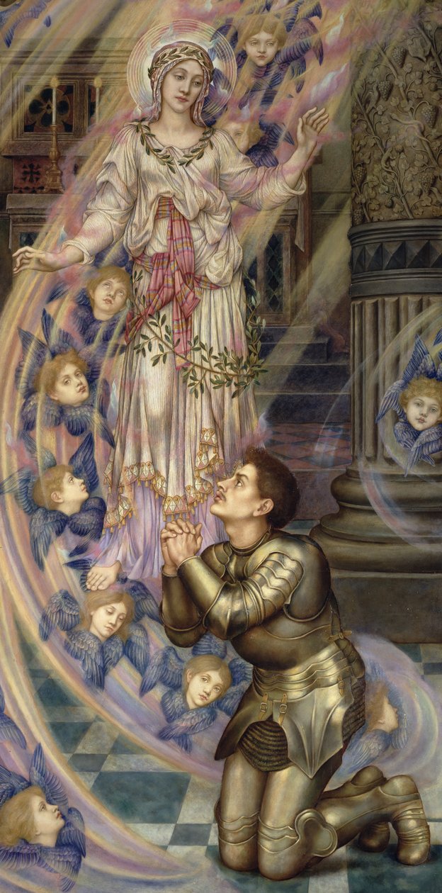 Vår Frue av Freden, 1907 av Evelyn De Morgan