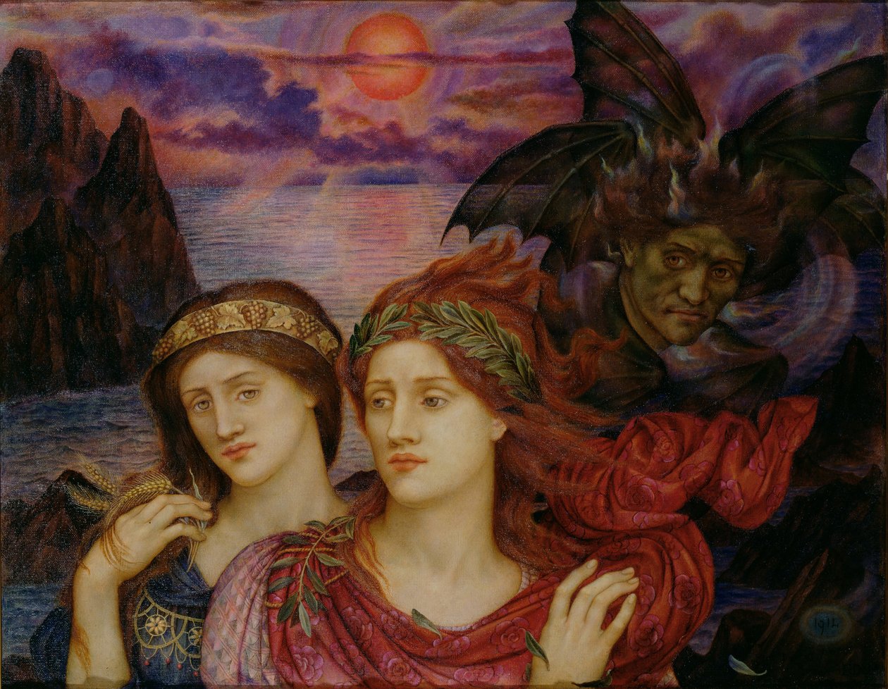 Visjonen, 1914 av Evelyn De Morgan
