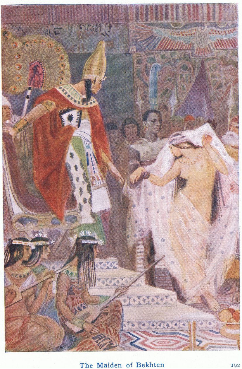 The maiden of Bekhten (colour litho)   1403267   no       norwegian Successfully Translated  Original: Portrait of the Artists Mother, 1874. Translat: 