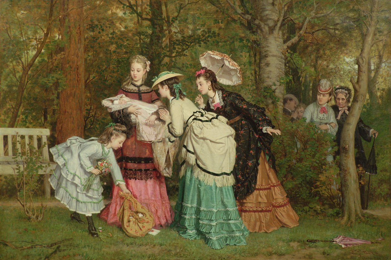 Beundrer babyen, Antwerpen 1873 av Evert Jan Boks
