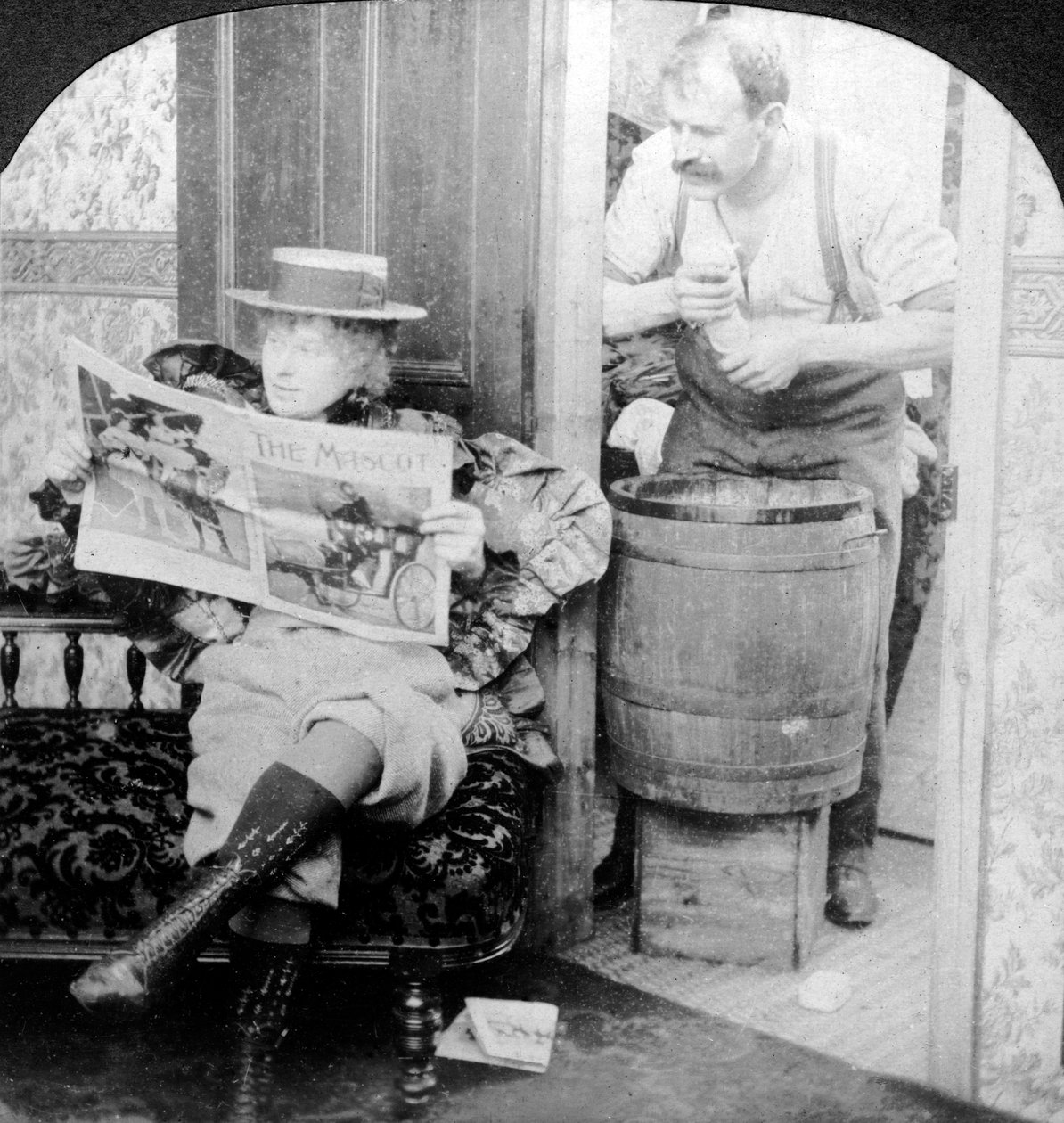Den nye kvinnen. av Excelsior Stereoscopic Tours