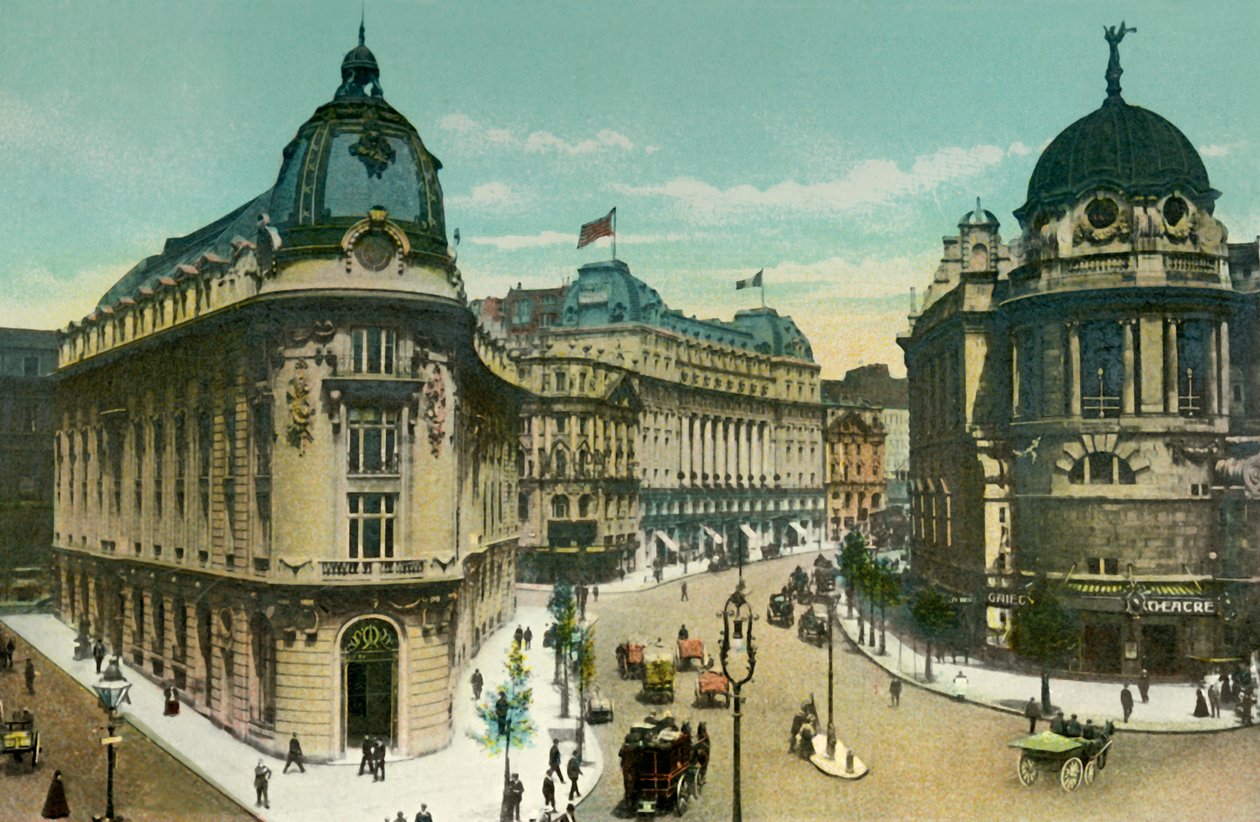 Aldwych og Gaiety Theatre, ca 1900-tallet. av Eyre and Spottiswoode