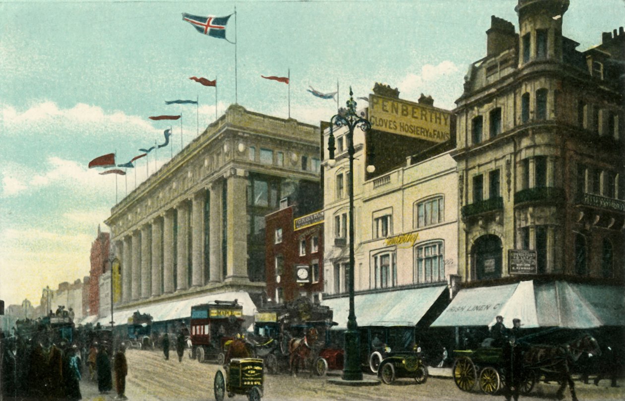 Oxford Street, ca 1910-tallet. av Eyre and Spottiswoode