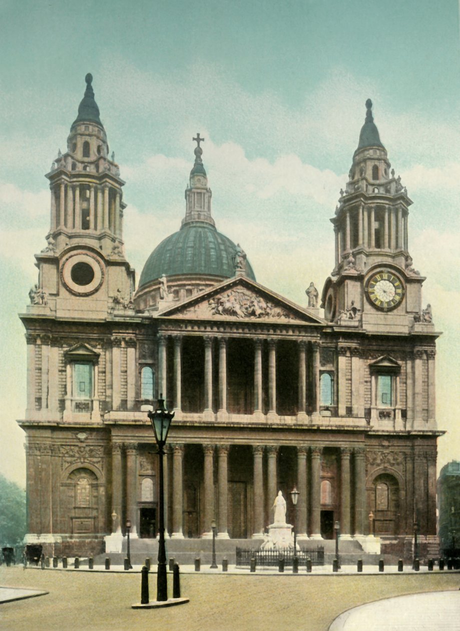 St. Pauls Cathedral, ca 1900-tallet. av Eyre and Spottiswoode