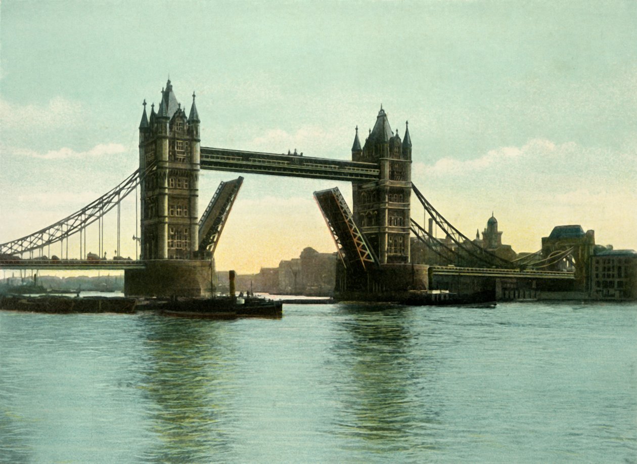 Tower Bridge, ca 1900-tallet. av Eyre and Spottiswoode