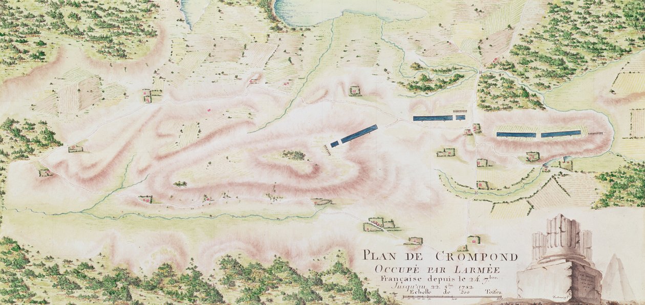 Kart over Crompond, fra 