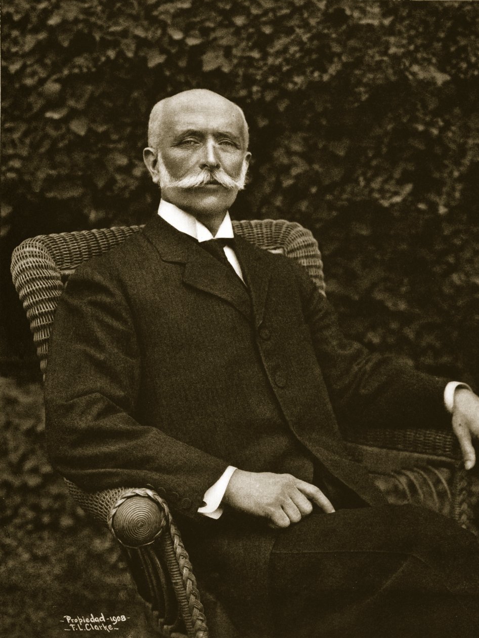 Don Jose Yves Limantour, 1908 (bw-bilde) av F. L. Clarke