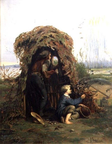 Fuglefangst av F.L.D. Bocion