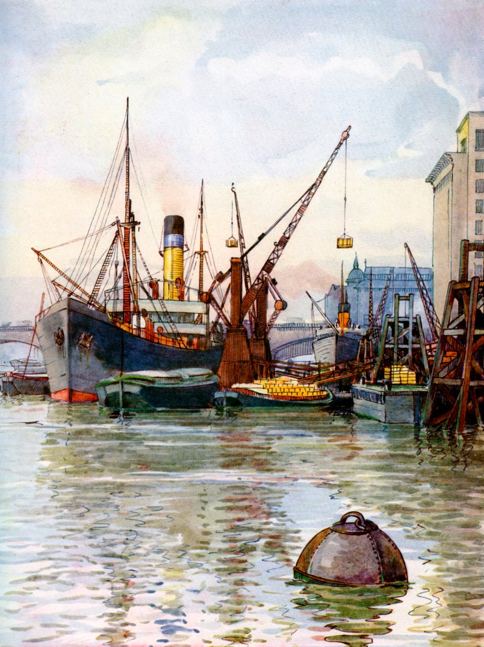 The Pool of London, 1924-1926 av FP Dickinson