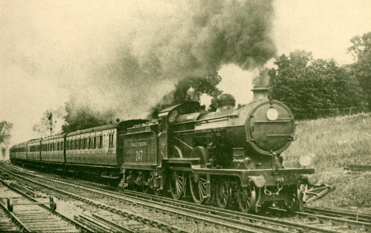 Margate Express, Southern Railway, 1930. av F. E Mackay