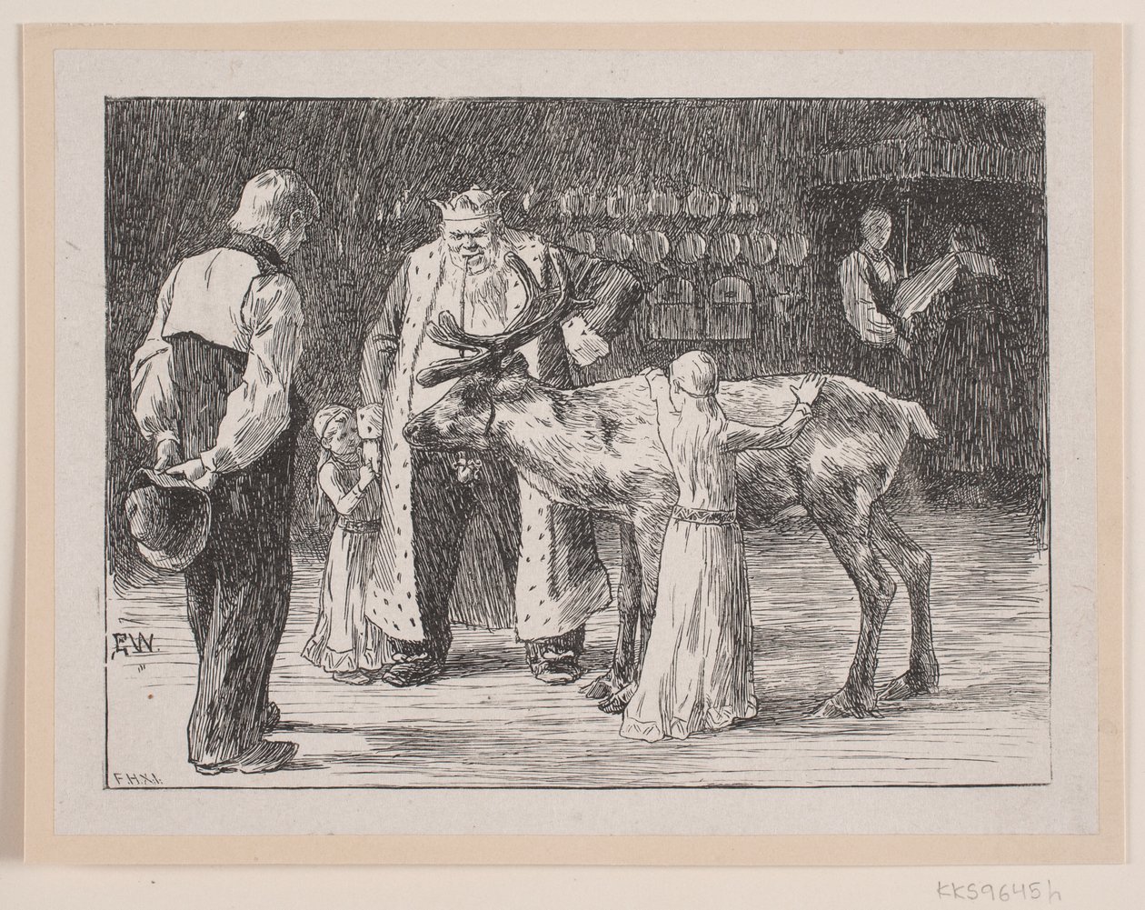 Illustrasjon for "Men" av F. Hendriksen