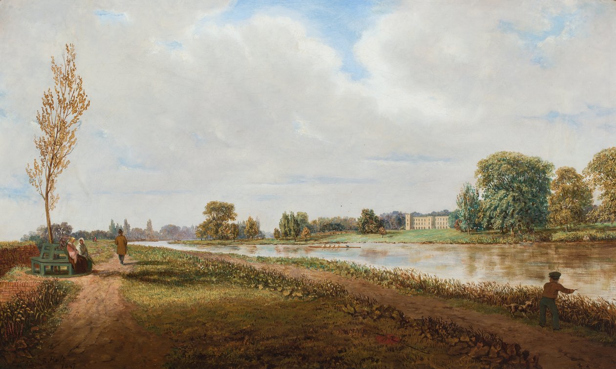 Syon House fra Themsen av F. Holt