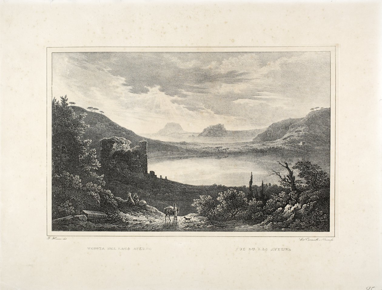 Utsikt over Avernosjøen av F. Homer