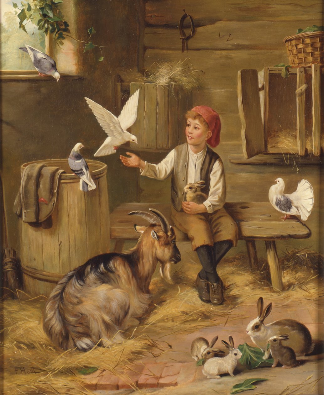 Gårdsgårdsvenner av F. Hunt