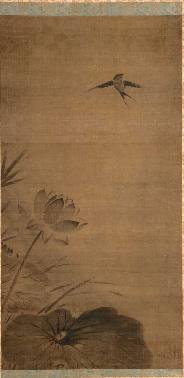 Svale og Lotus, midten av 1200-tallet. av Fachang Muqi