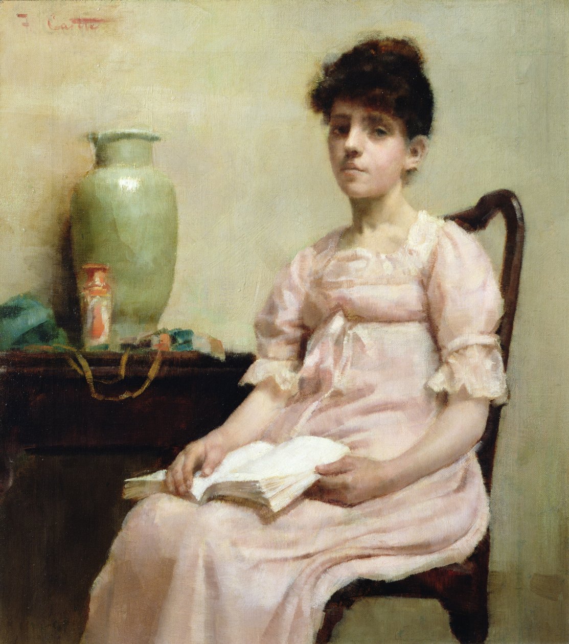 Lady Reading av Fanny Caille
