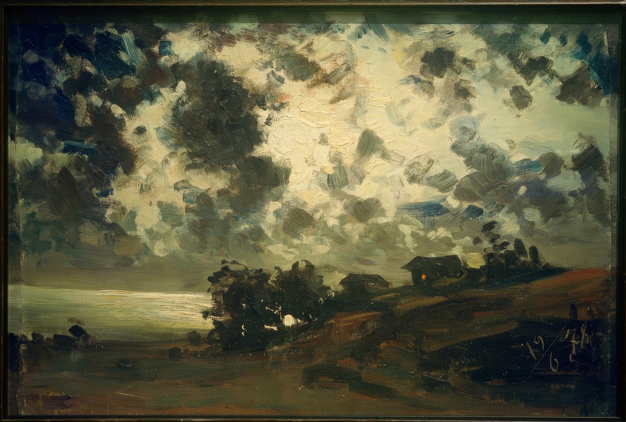 Måneskinn, studie av Fanny Churberg