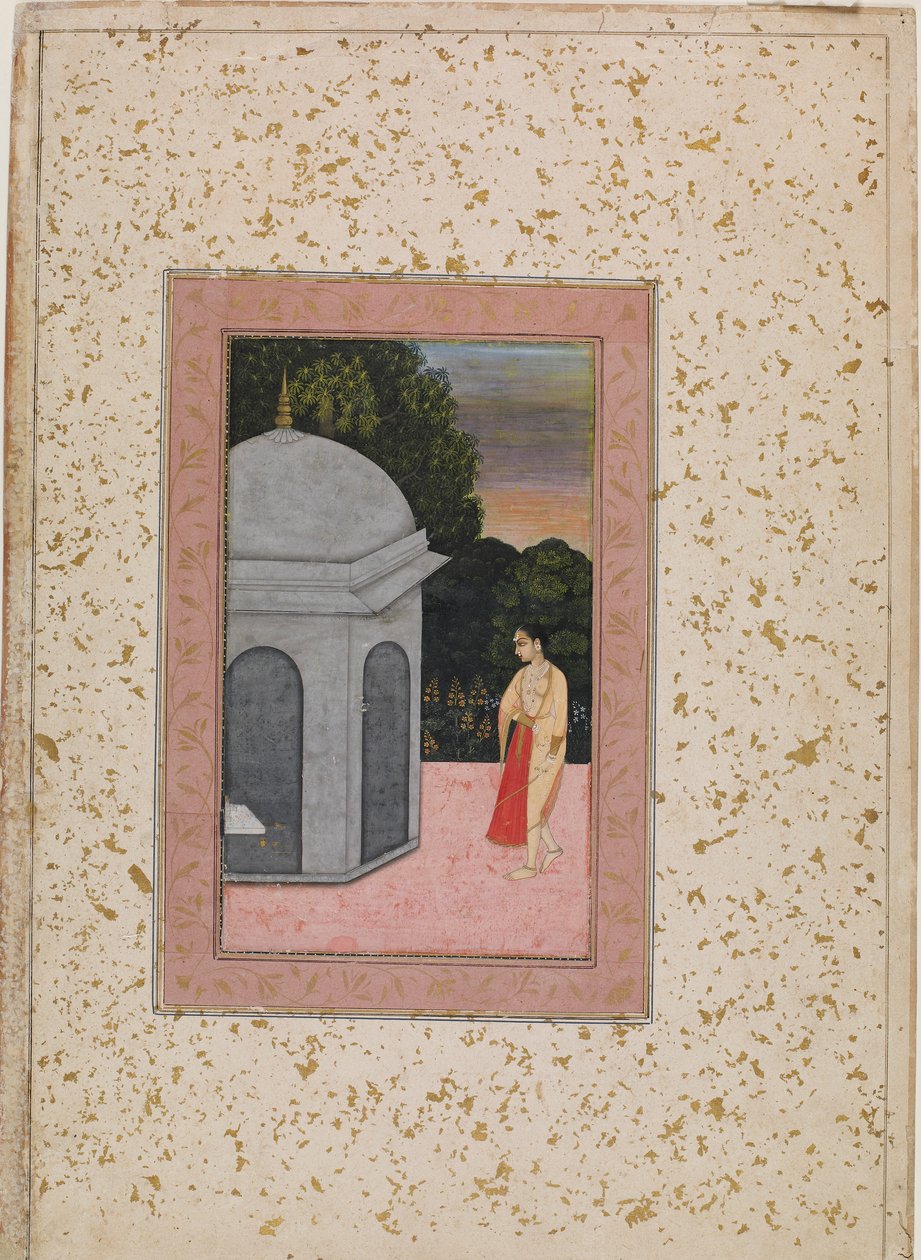 Et besøk til et tempel av Faqirullah Khan