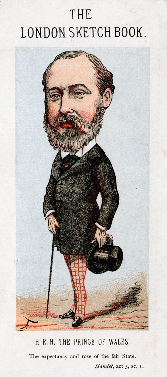 Albert Edward, prins av Wales, 1874. av Faustin