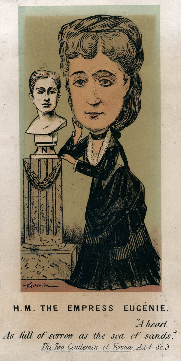HM keiserinne Eugénie, c1879. av Faustin
