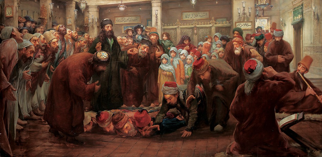 Dervisj-seremoni av Fausto Zonaro