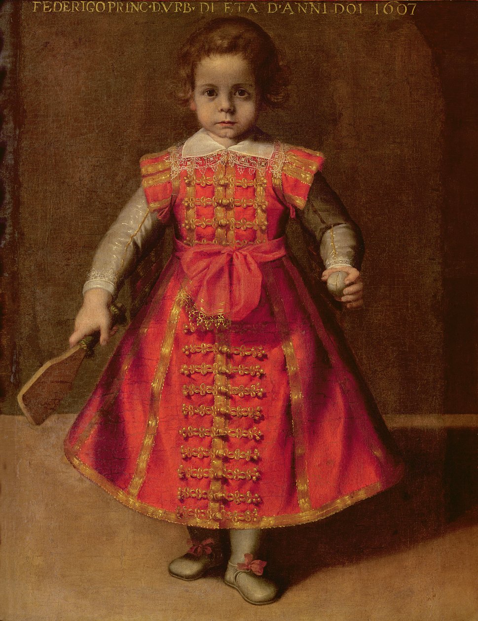 Federico Ubaldo della Rovere 2 år gammel, 1607 av Federico Barocci