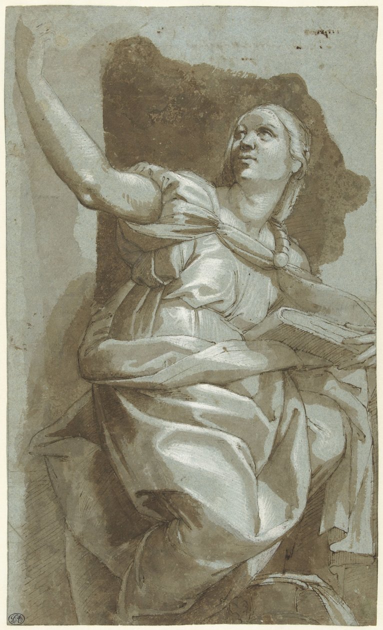 Cumaean sibyll av Federico Barocci (attributed to)