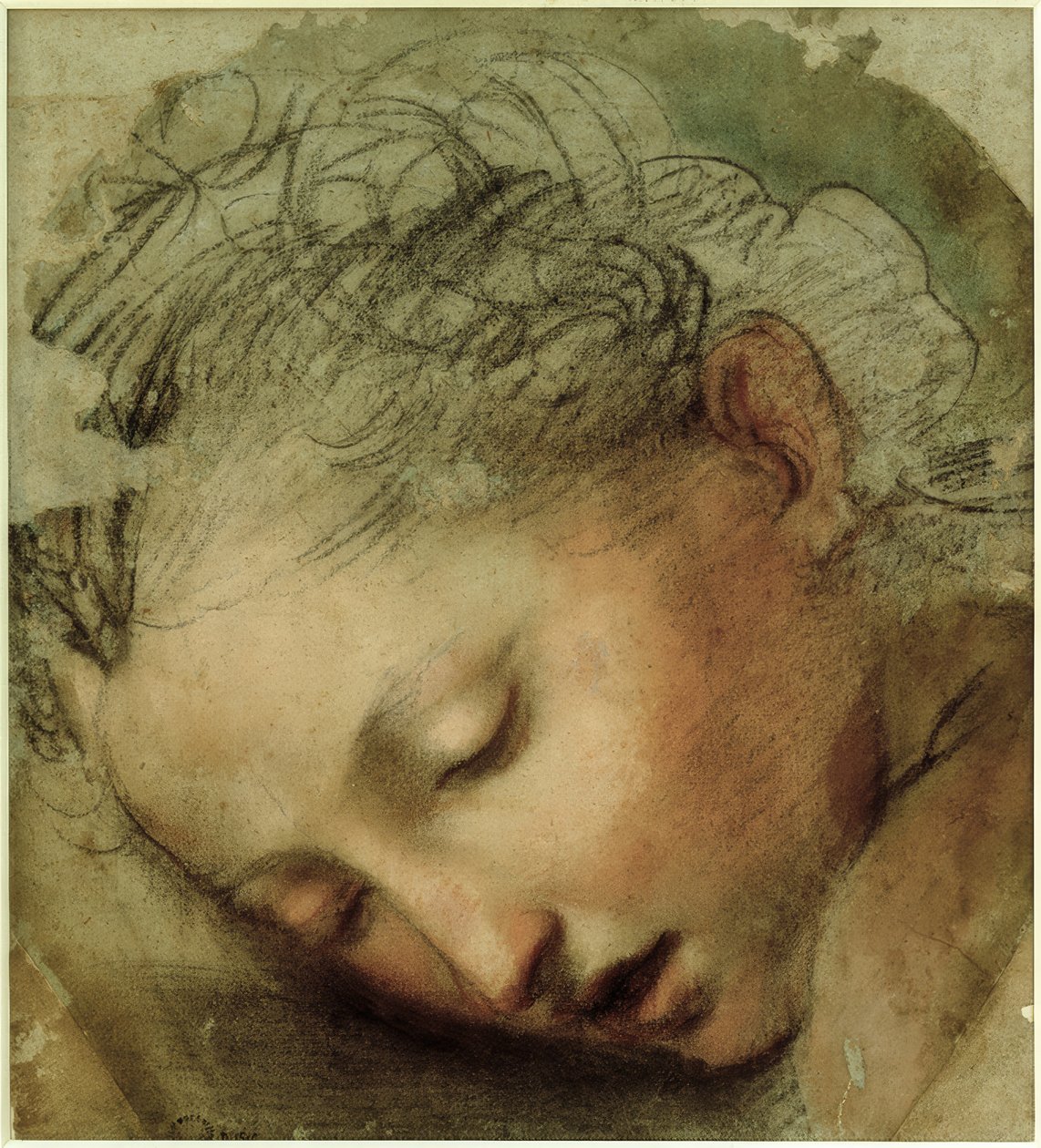 Kvinnehode, 1568 av Federico Barocci