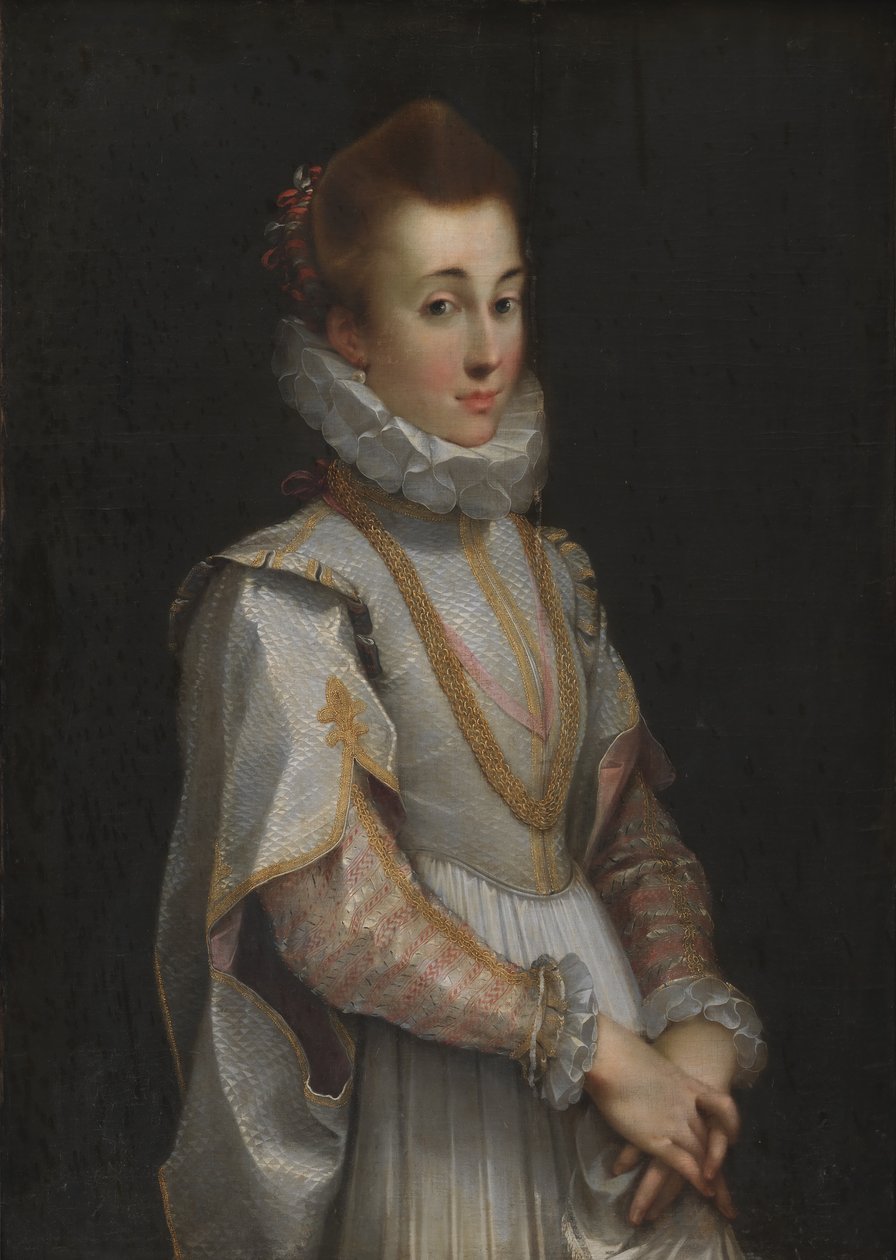 Portrett av en ung dame av Federico Barocci