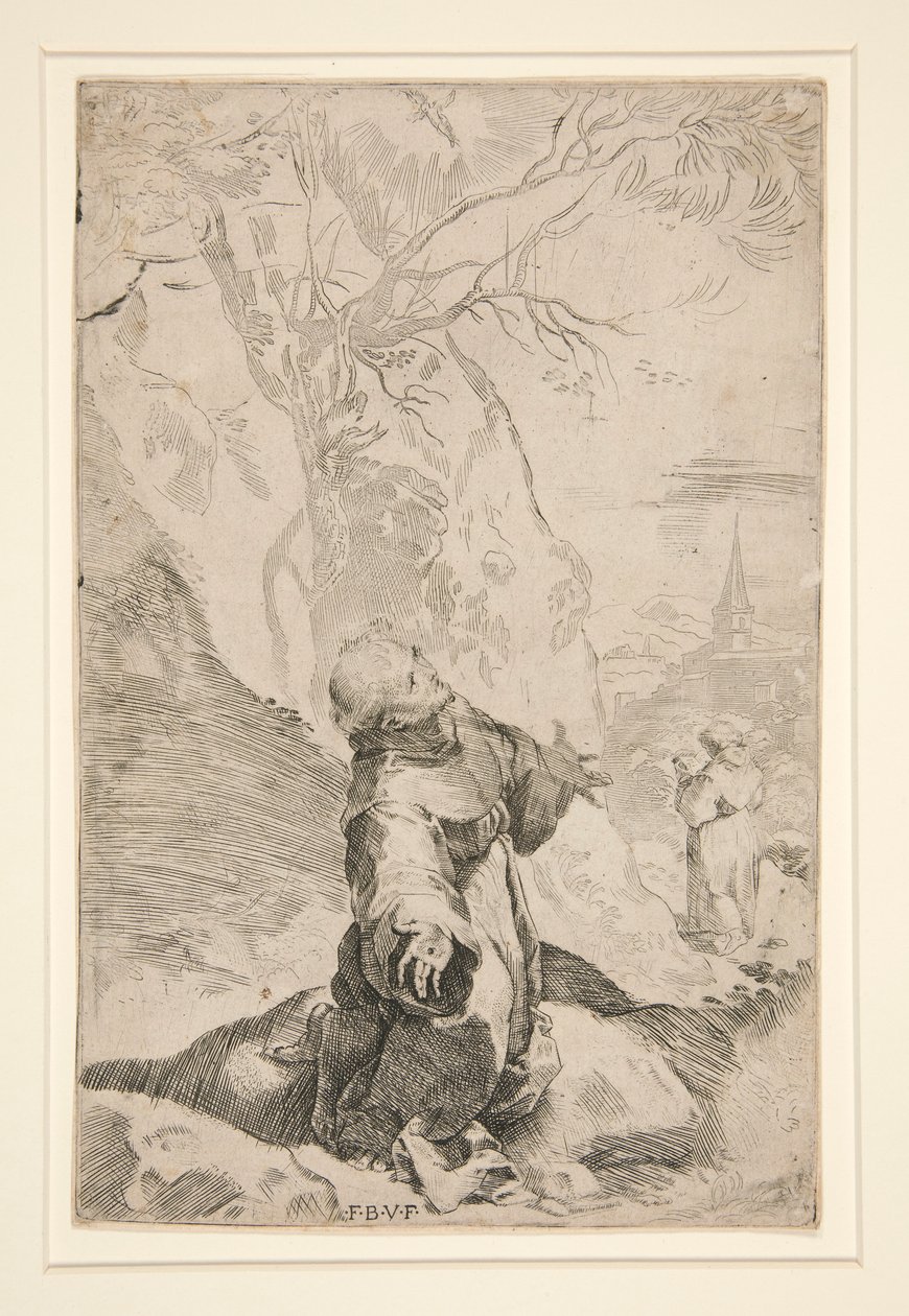 Saint Francis mottar Stigmata av Federico Barocci