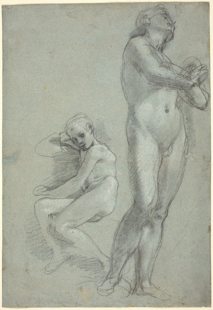 To nakne ungdommer [recto] av Federico Barocci