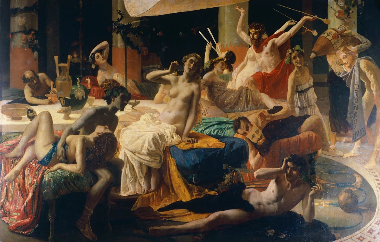 Orgiene til Messalina av Federico Faruffini