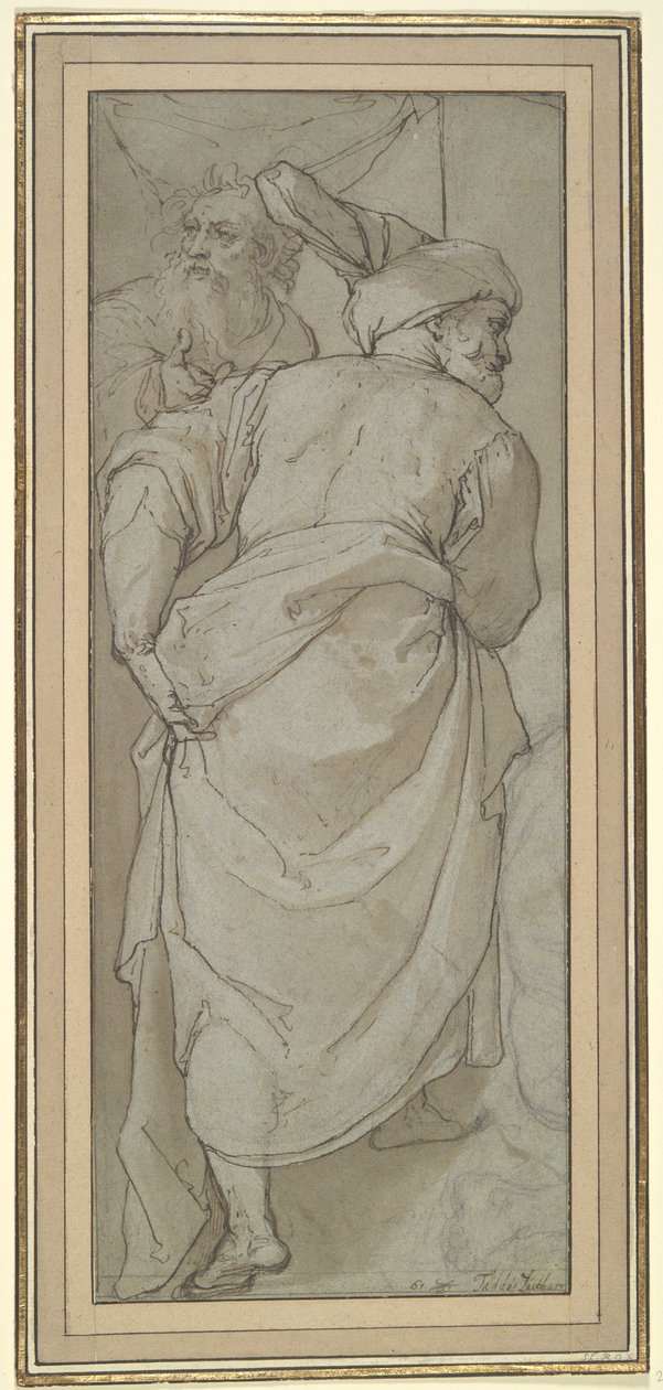 Figurstudie for av Federico Zuccaro