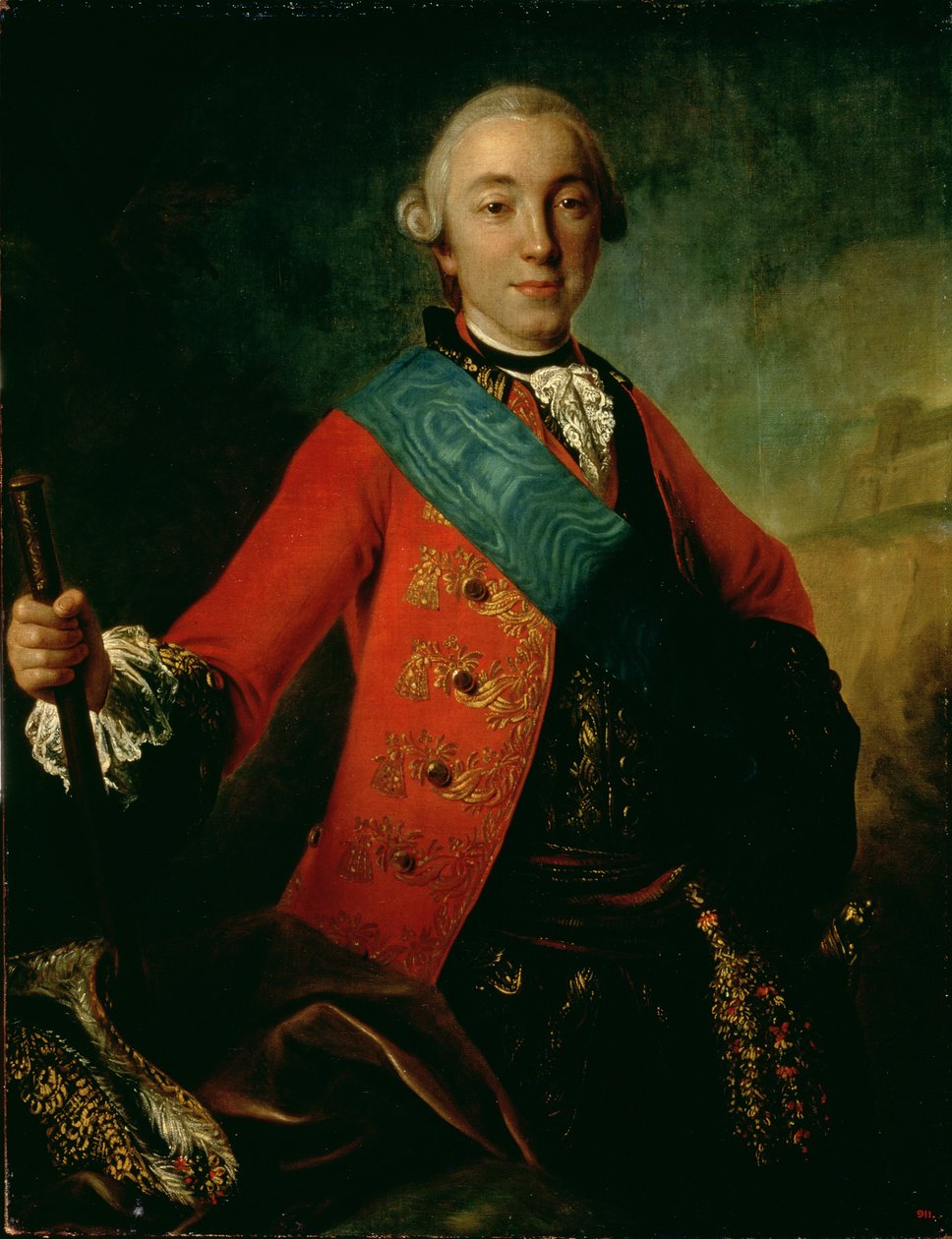 Portrett av Petr Fedorovich (1728-62) 1758 av Fedor Stepanovich Rokotov