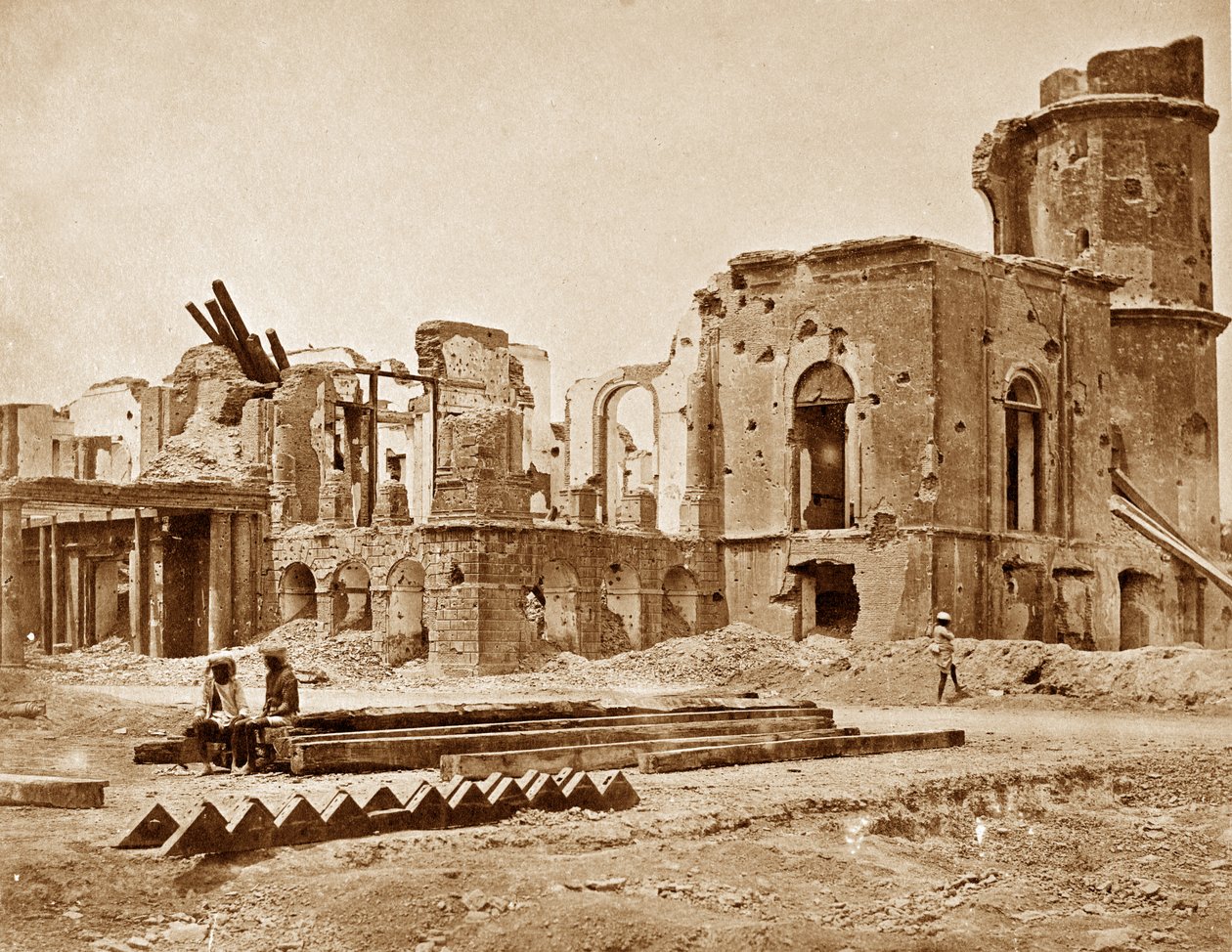 The Residency, Lucknow av Felice Beato