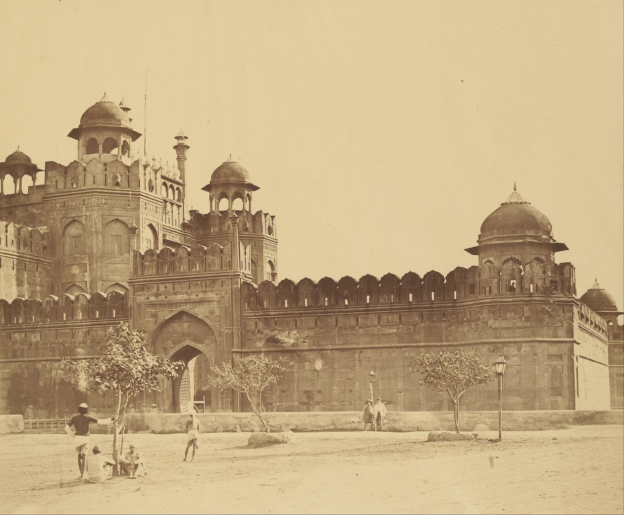 Lahore-porten til palasset av Felice Beato