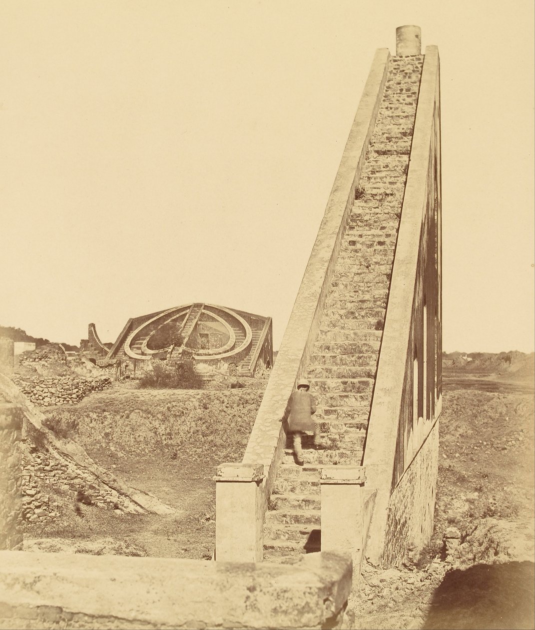 Old Observatory nær Delhi av Felice Beato