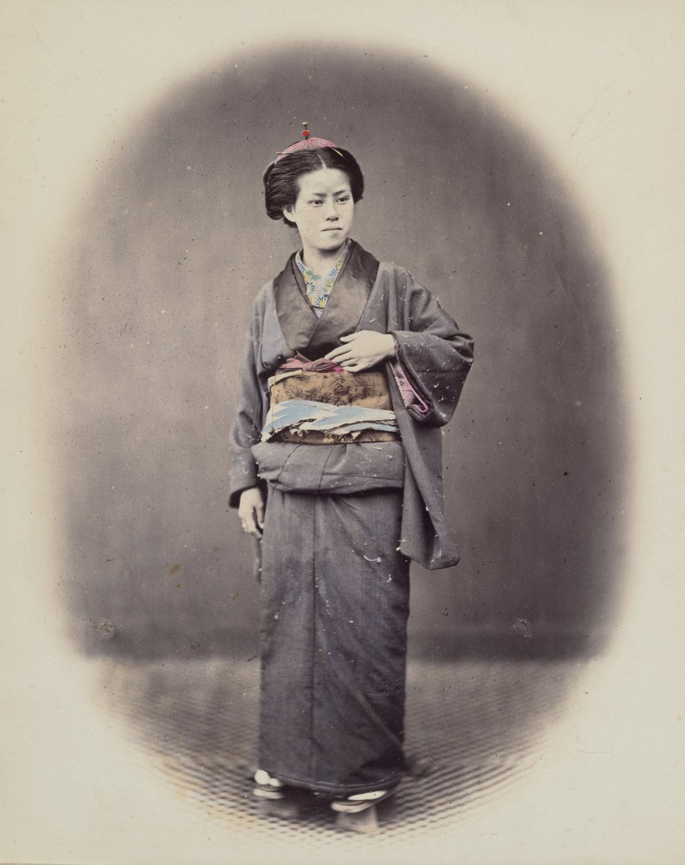 Portrett av en kvinne, 1868. av Felice Beato
