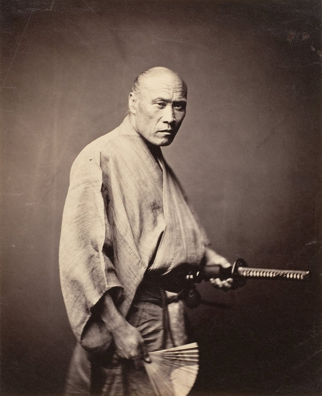 Samurai, Yokohama, 1864-65. av Felice Beato