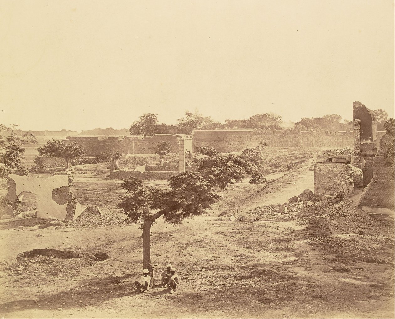 Vannbastion og brudd av Felice Beato