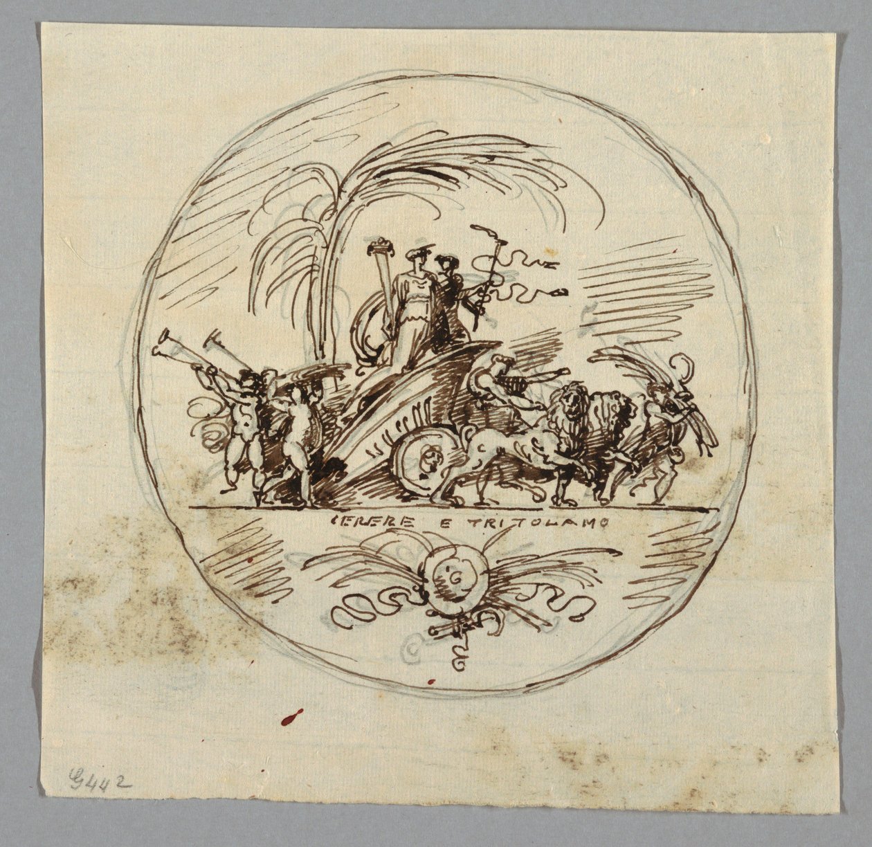 Ceres og Triptolemus av Felice Giani
